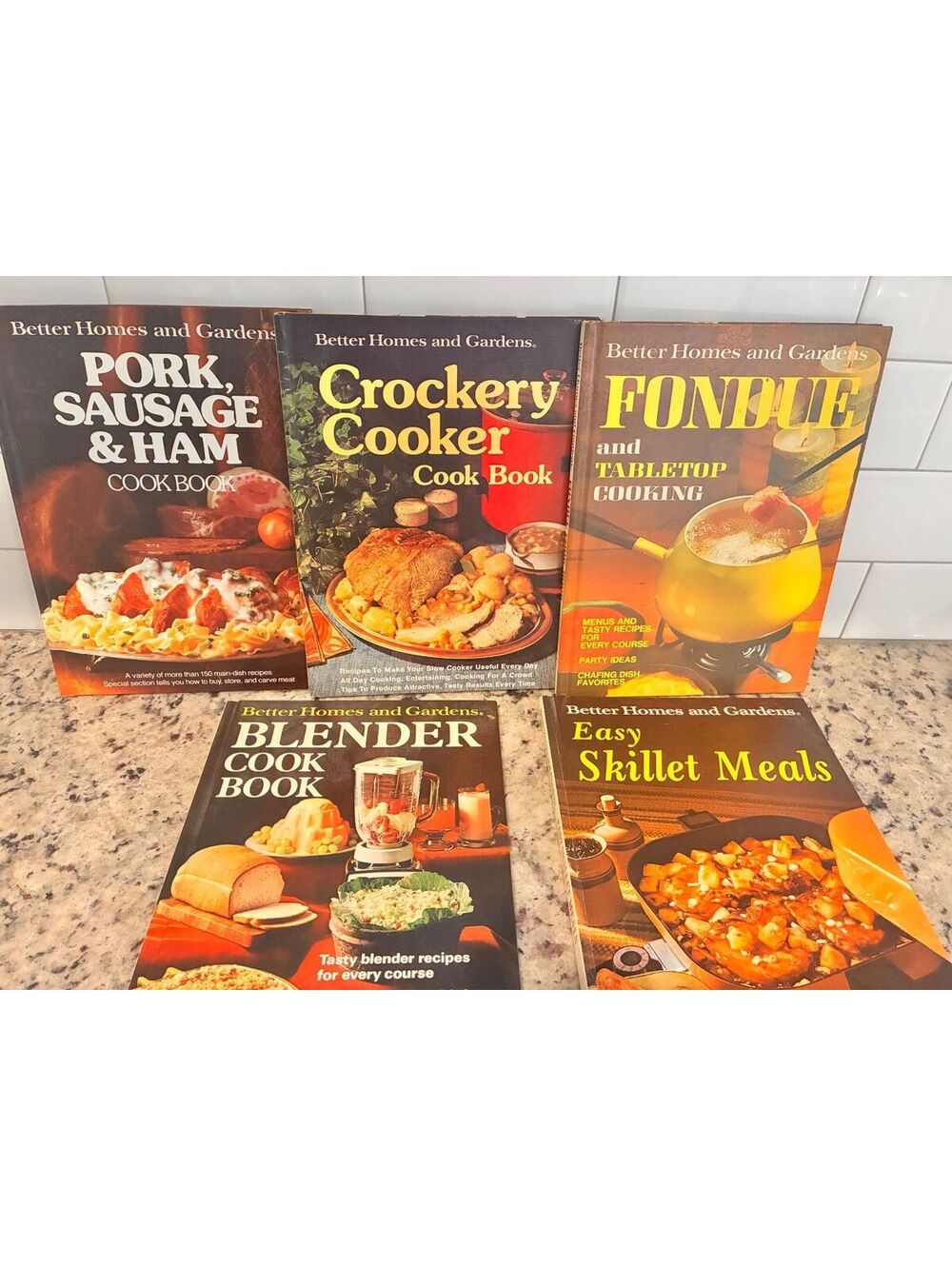 Better Homes and Gardens Cook Book Set - Pork, Sausage & Ham, Crockery Cooker